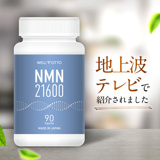 NMN サプリメント 日本製 21600mg(1粒240㎎) 純度100％ 栄養機能食品 90カプセル WELLMOTTO